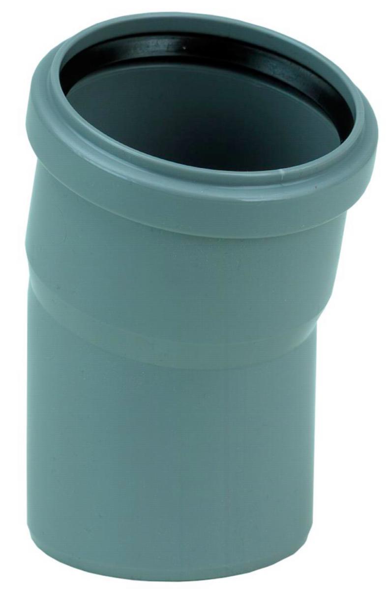 Böj 15° med 1 muff PP, Pipelife - PP BÖJ NORDIC 75X15GR 1 MUFF 