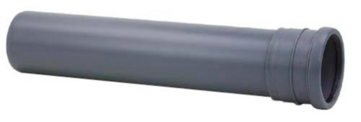 Rör med 1 muff PP, Pipelife - PP RÖR NORDIC 75X3000MM 1 MUFF 