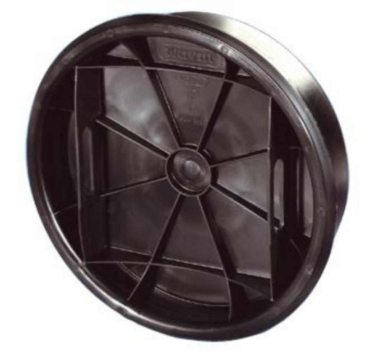 Lock till brunn och ståndarrör, plastlock med handtag, Wavin - LOCK MED HANDTAG 355/315 PVC TILL BRUNNAR WAVIN 2358399
