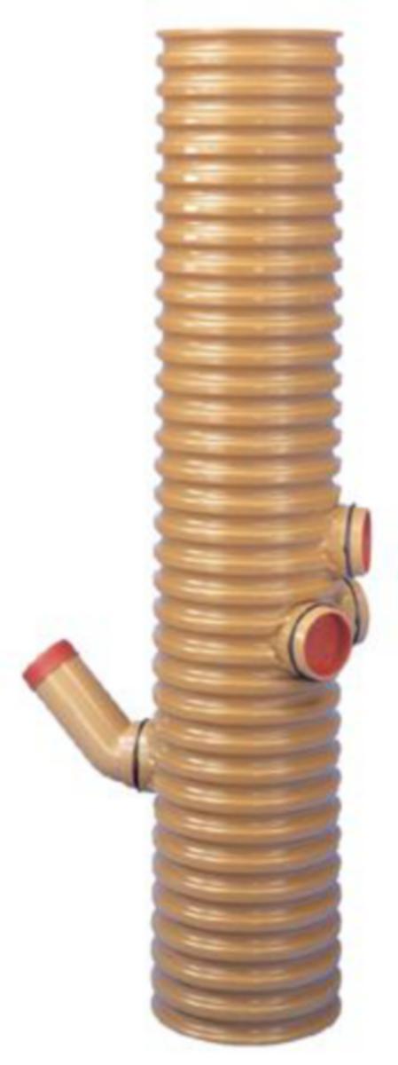 Dräneringsbrunn av PVC, Wavin - DRÄNBRUNN 355/315X110 PVC 2M M V-LÅS SANDFÅNG 70 L 2358158