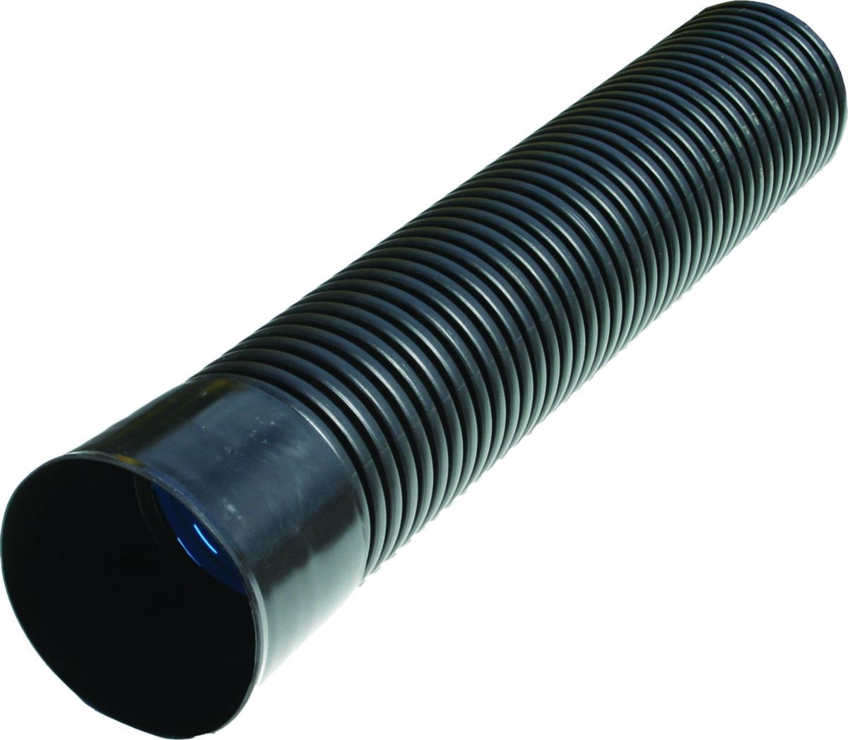 Byggdräneringsrör med muff, PEH, 4-meters längder - BYGGDRÄNERINGSRÖR 110X99 RAKA L=4M M MUFF (ENHET M) 2414999