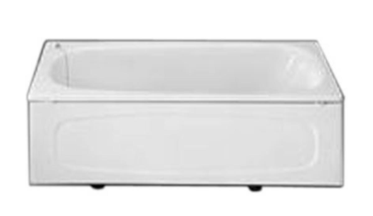Badkar exkl. front & gavel, Ifö Caribia BK 14-1 - BADKAR IFÖ CARIBIA 1400X700MM VIT INKL VENTIL