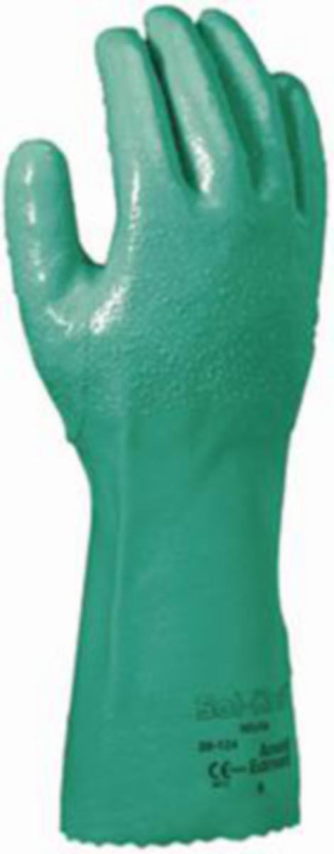 Kemskyddshandske Ansell AlphaTec 39-124 - KEMSKYDDSHANDSKE ANSELL 39-124 ALPHATEC NITRIL 350MM STL 8