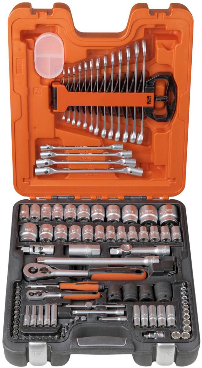 Hylsnyckelsats Bahco S106, 1/4", 1/2" - HYLSNYCKELSATS BAHCO S106 1/4, 1/2 106DEL