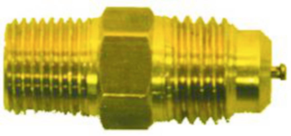 Schraderventil - 6 ST SCHRADERVENTILER AD24 1/8"NPT HANE X 1/4" FLARE HANE