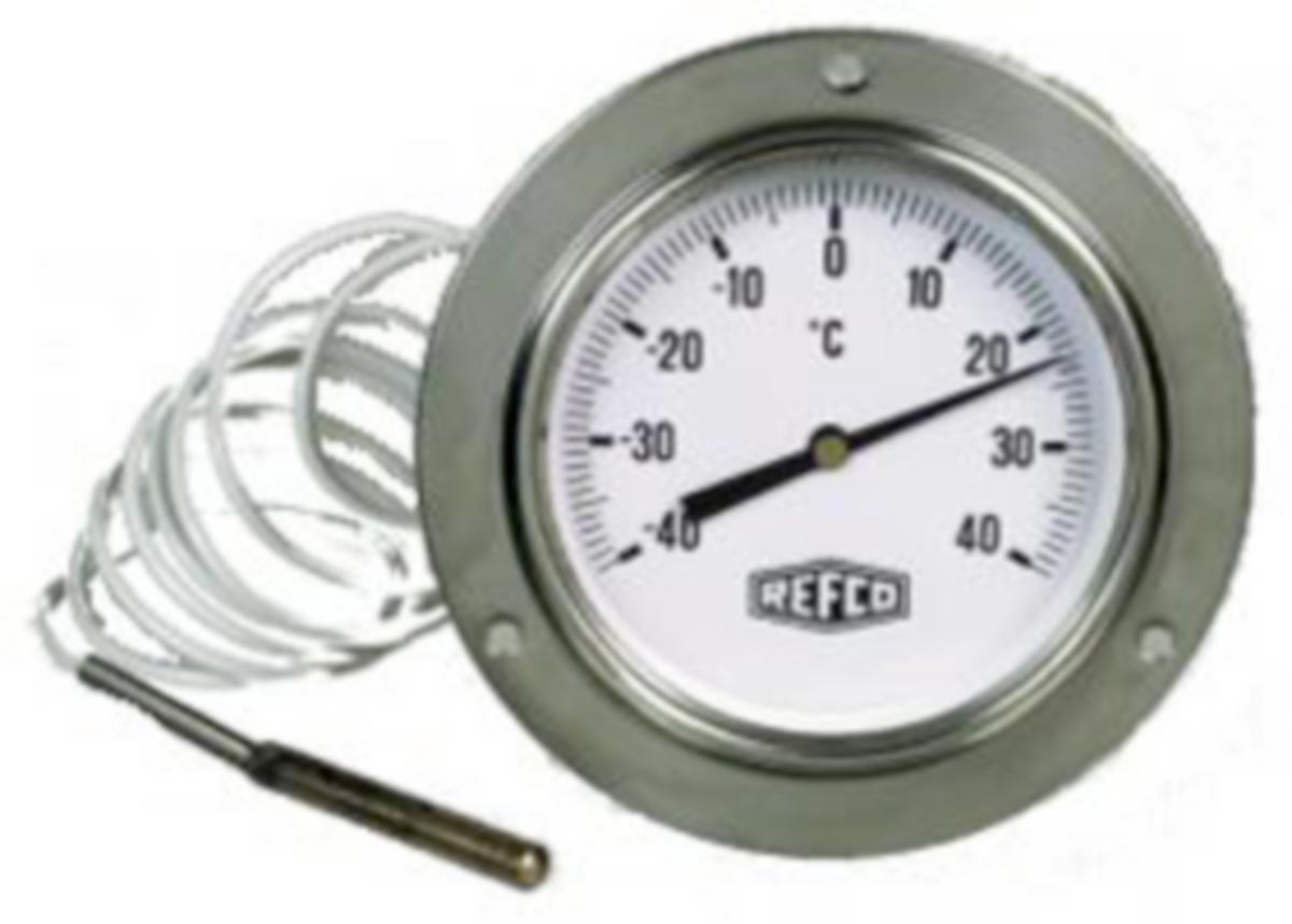 Rund termometer - TERMOMETER F84-60-FP -40/+40 C 1.5 M KAP.RÖRSLÄNGD