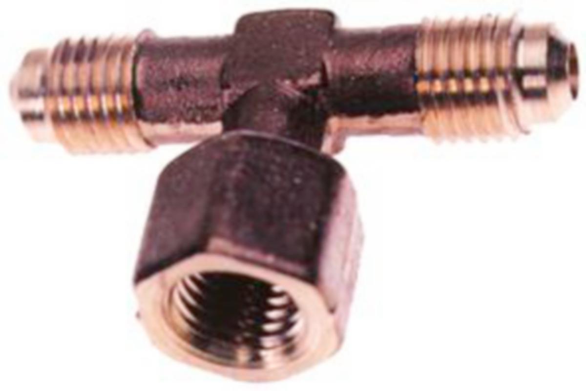 T6 T-rör 3 x flare - T-RÖR T6-4 1/4"INVx1/4"x1/4" UTV.FLARE