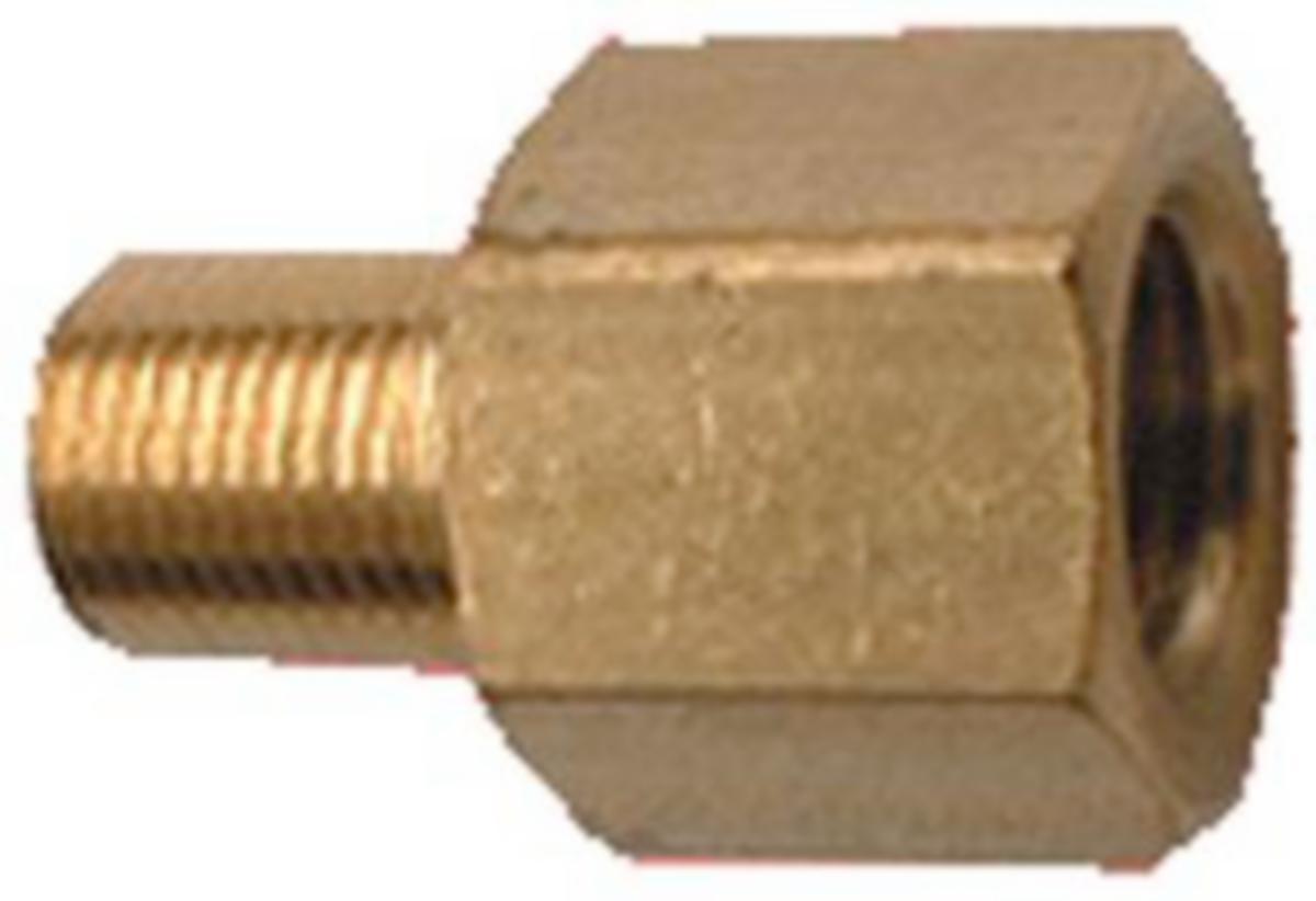 U5 Föreningsnippel flare-NPT - FÖRENINGSNIPPEL U5-4B 1/4 SAE x 1/4 NPT