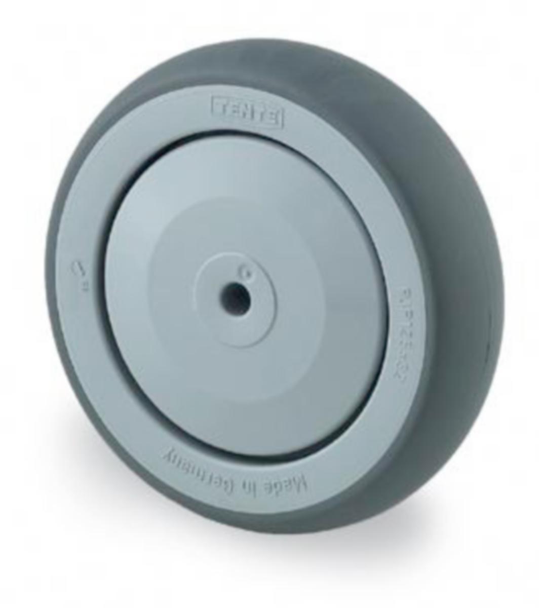 Hjul Tente kullagrat - HJUL TENTE 125MM TERMOGUMMI PJP125 AXEL 8MM
