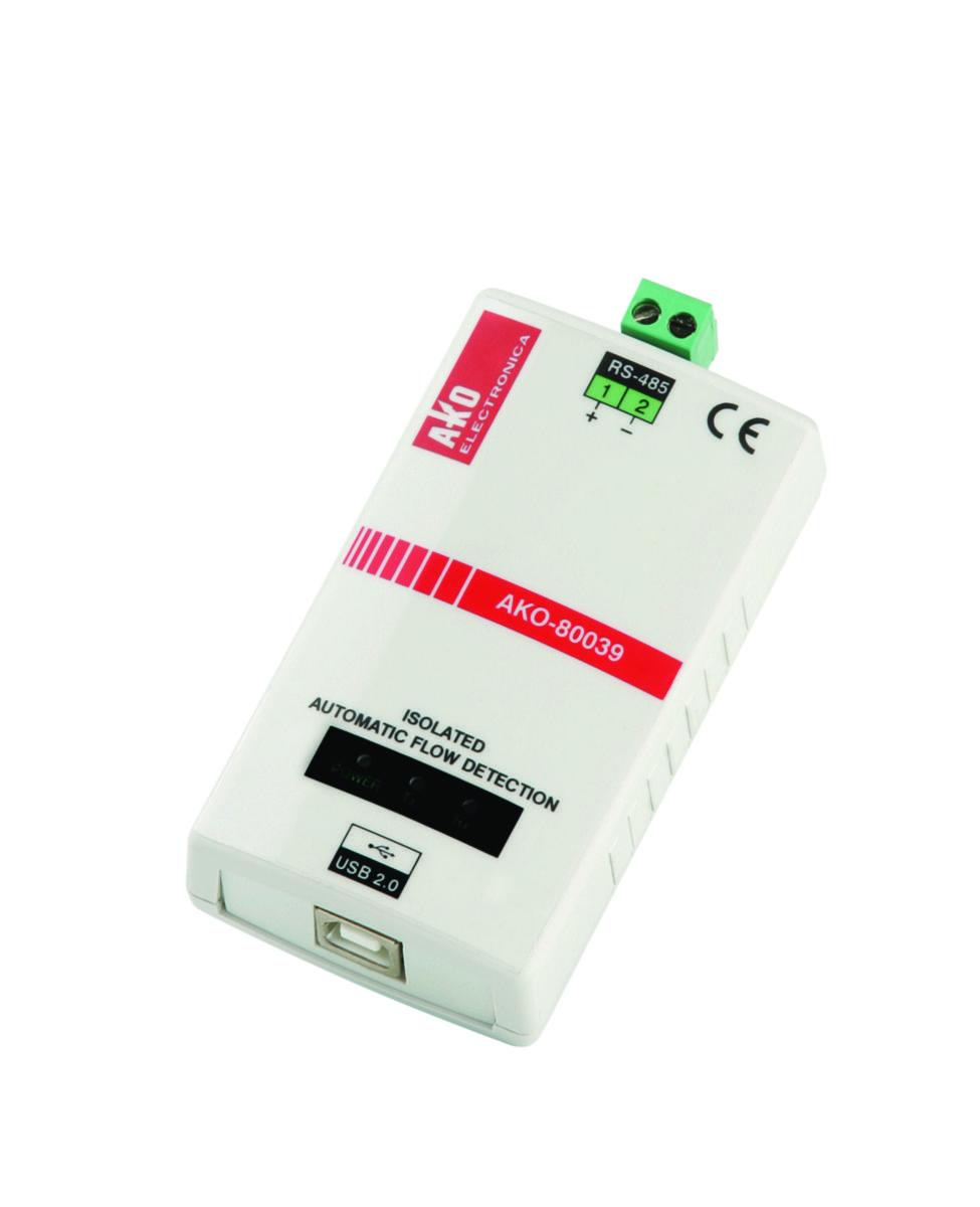 Signalomvandlare - AKO - SIGNALOMVANDLARE AKO-80039 USB/RS485 INKL. SLADD