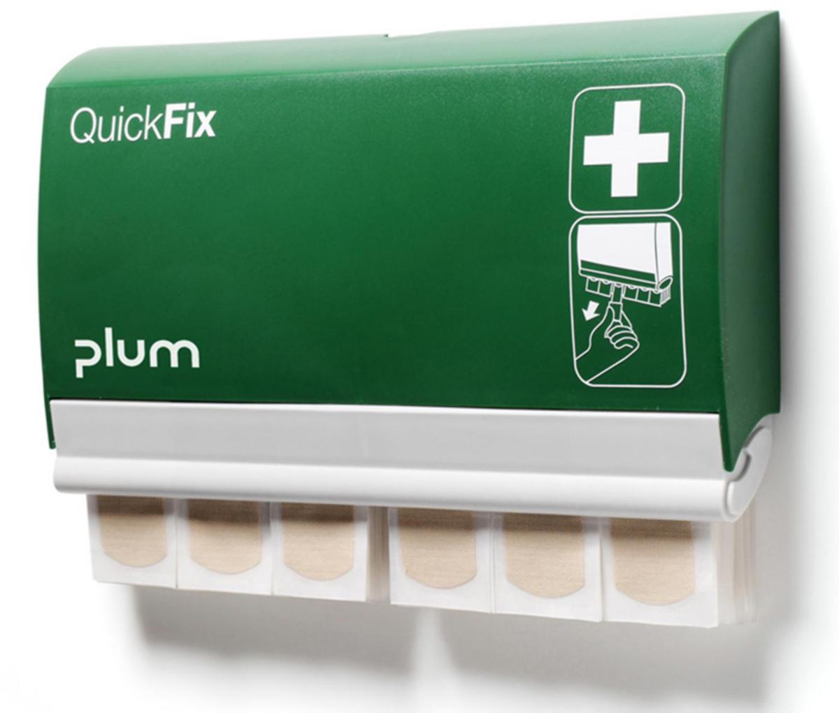 Plåsterautomat Plum Quick Fix - PLÅSTERDISPENSER PLUM 5528 QUICKFIX M TEXTILPLÅSTER 5508