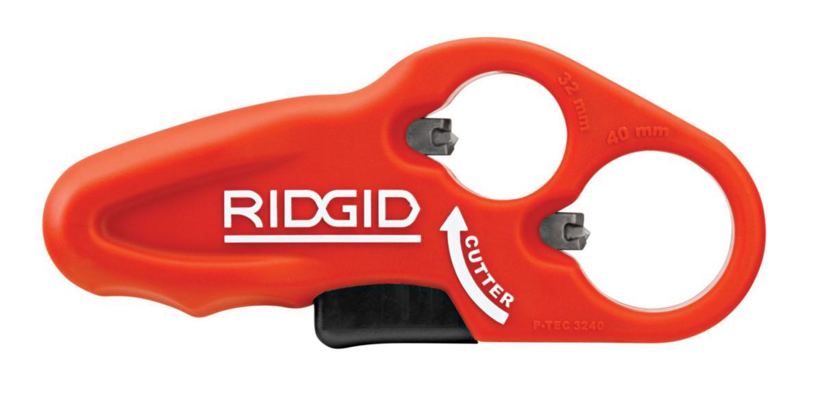 Plaströravskärare Ridgid P-TEC 3240 - PLASTRÖRSKAP RIDGID P-TEC 3240 KAPAR OCH FASAR. 32&40MM