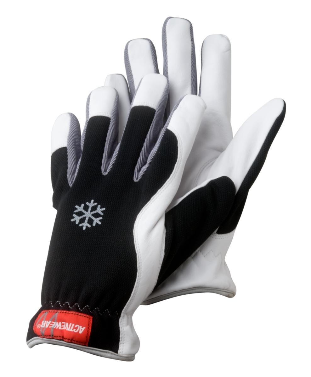 Vinterhandske Activewear 2255 - VINTERHANDSKE ACTIVEWEAR 2255 GETSKINN SVART/GRÅ STL 8