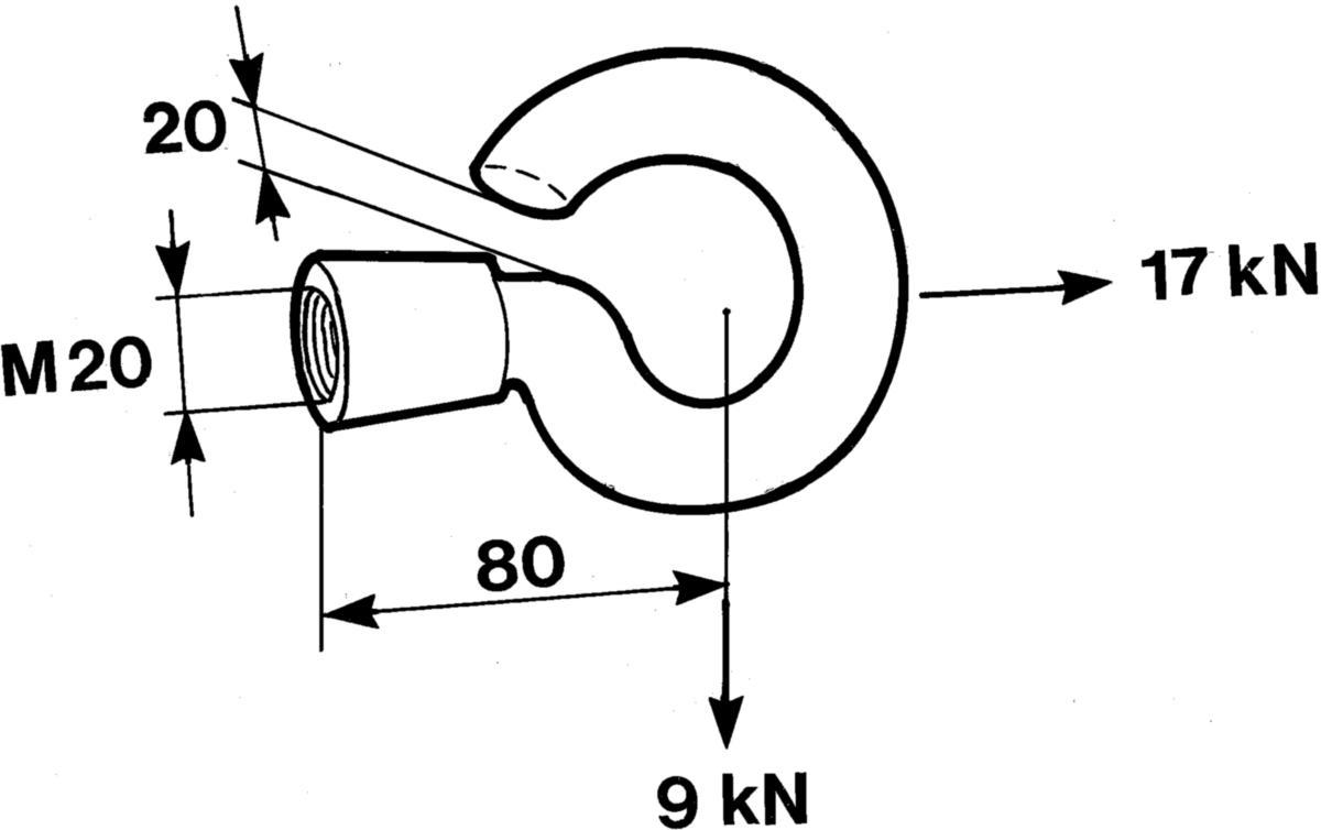 Gängkrok M20 - GÄNGKROK M20 