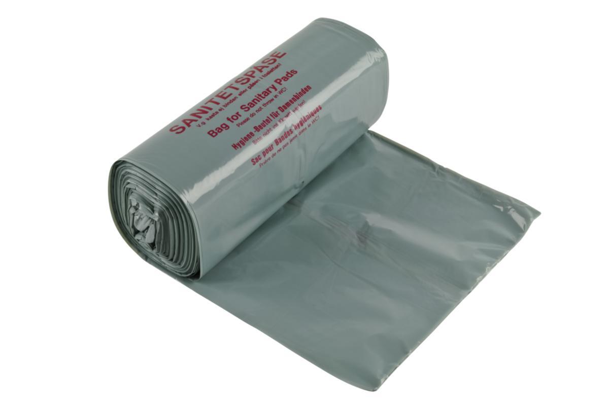 Sanitetspåse - SANITETSPÅSE PLAST HD GRÅ 100ST/RLE 6000012