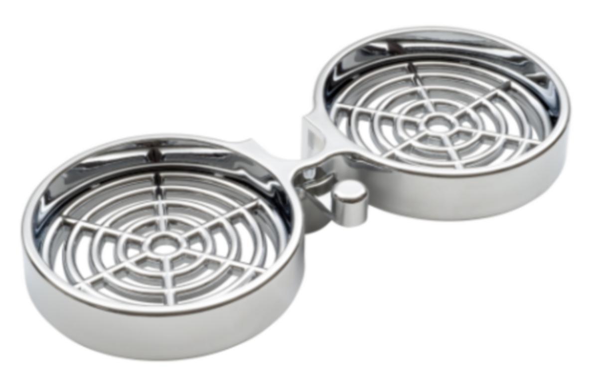 Tvålhylla dubbel för rör 18/24 mm, FMM - TVÅLHYLLA FMM 9344-0000 FKR. DUBBEL FÖR RÖR 18/24 MM.