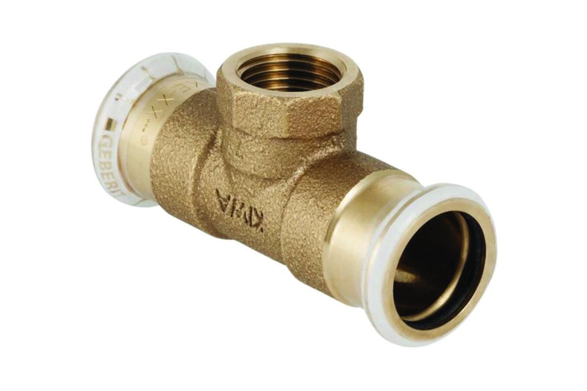 T-rör, med inv gg avstick, koppar, Mapress - 15-R15-15 T-RÖR M AVSTICK INV GG MA-PRESS CU (1768321)