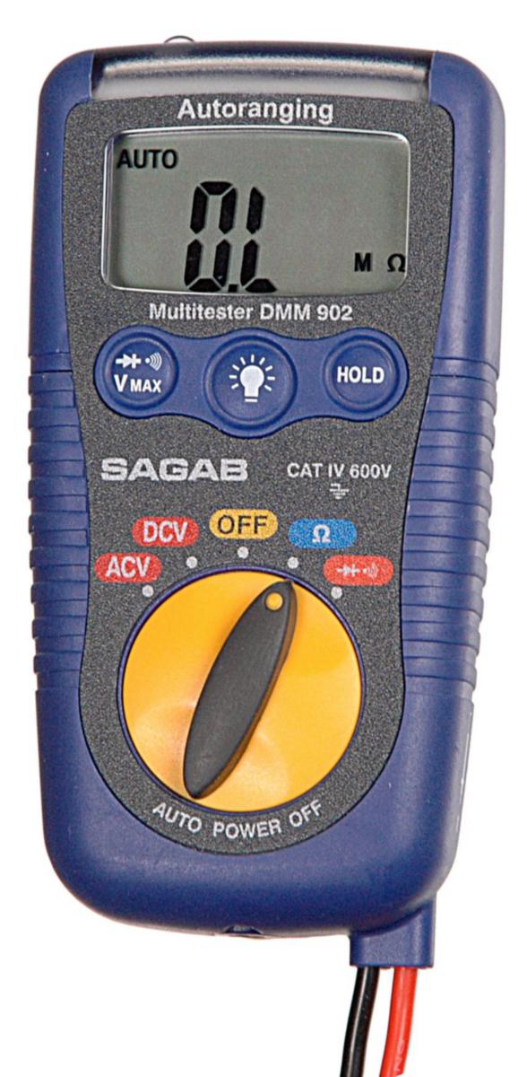 Multimeter, kompakt, Sagab - TESTINSR MULTIMETER MINI ELMA 902