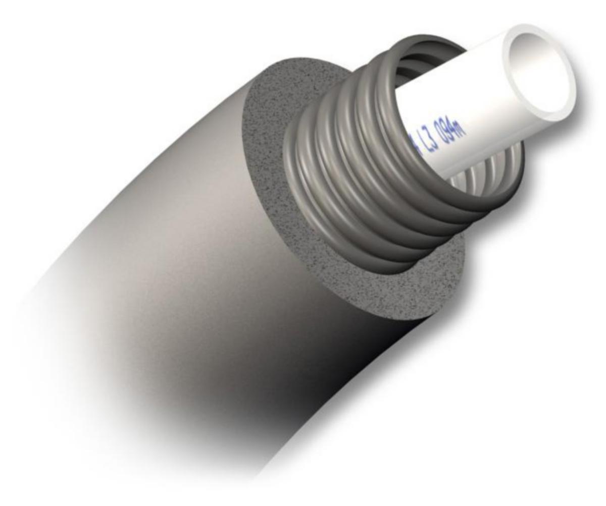 PE-X Universalrör m extraisolerade tomrör, RiR Extra, LK - LK UNI PE-X X16/25 RIR EXTRA ISO 9, 50M, (PRIS PER ST)