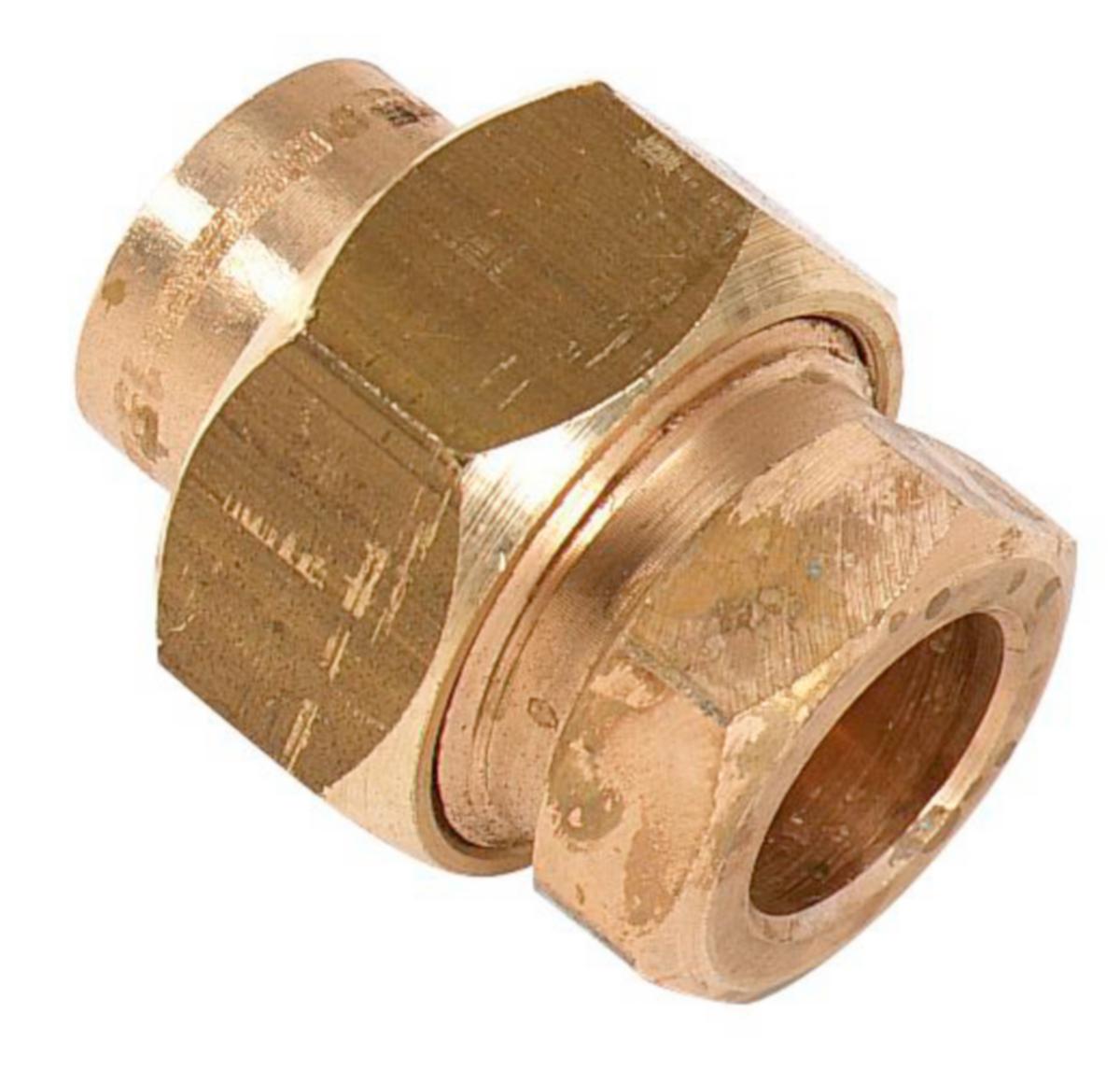 Koppling rak cu x cu - 15    METALLKOPPLING RAK CU-CU SMS 1009