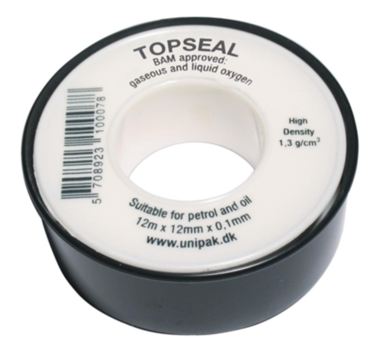Gängtätningstejp Topseal, oxygenetape - GÄNGTAPE TOPSEAL OXYGEN 12MX12MMX0,10MM