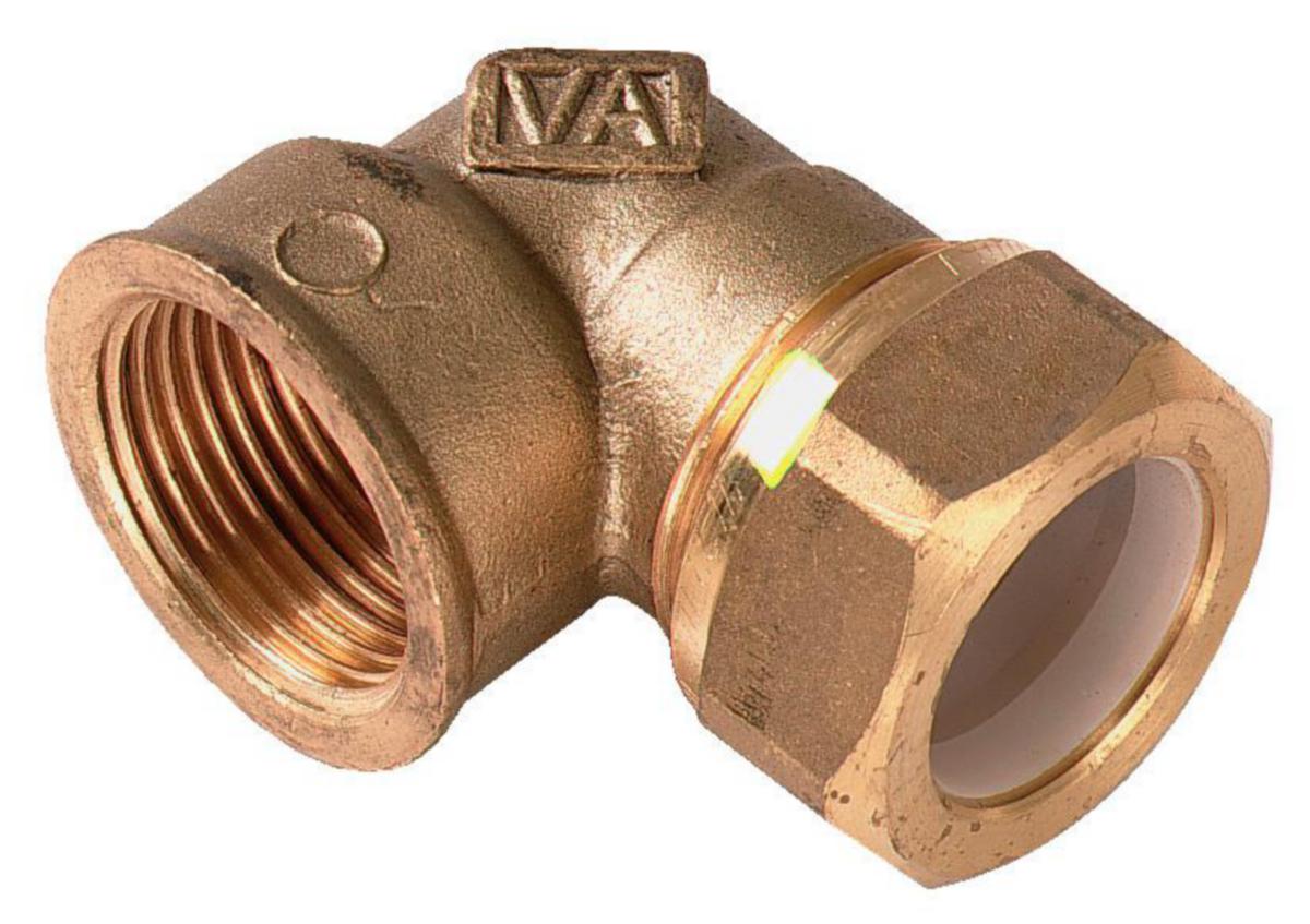 Vinkelkoppling, Vatette PE 1147, vinkel inv gänga - 32XG25 VATETTE PE KOPPLING VINKEL INV GG