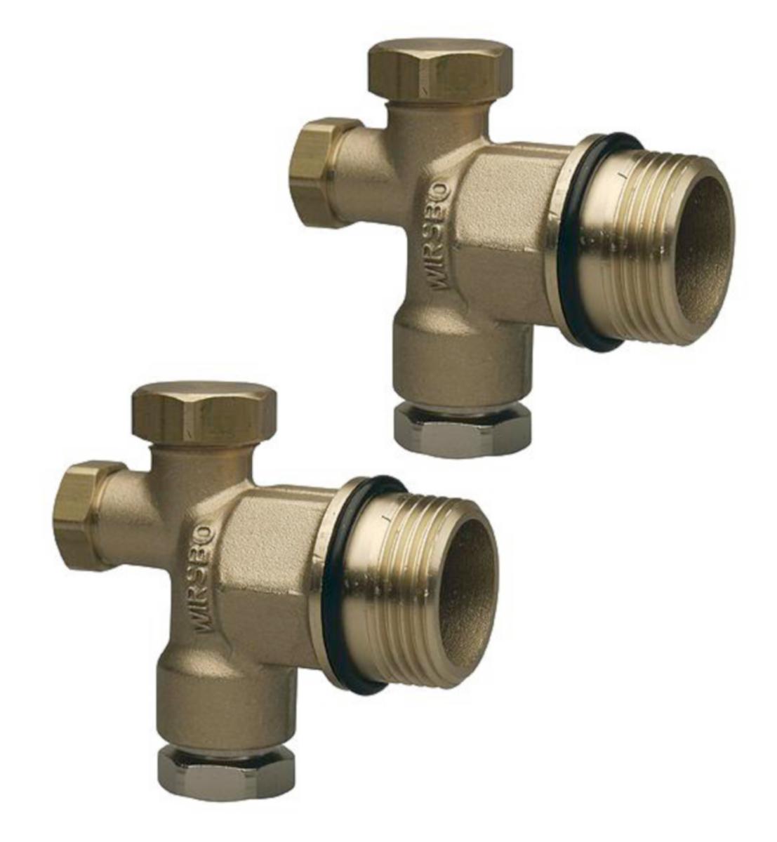 Ändstycke  WGF 1", Uponor - ÄNDSTYCKE MED AVLUFTN. UPONOR G25 FÖR WGF(PAR)