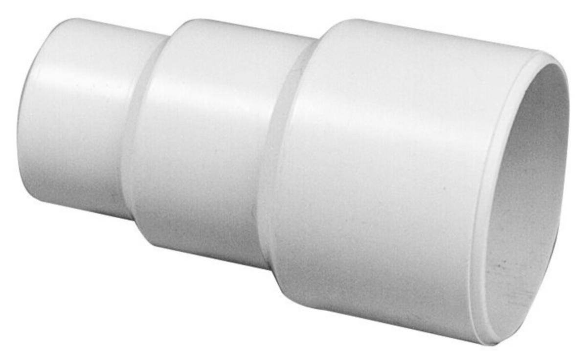 Övergångsmuff för limning för utloppsrör, Faluplast - 50X40X32 FÖRM.RÖR VIT FP 73500