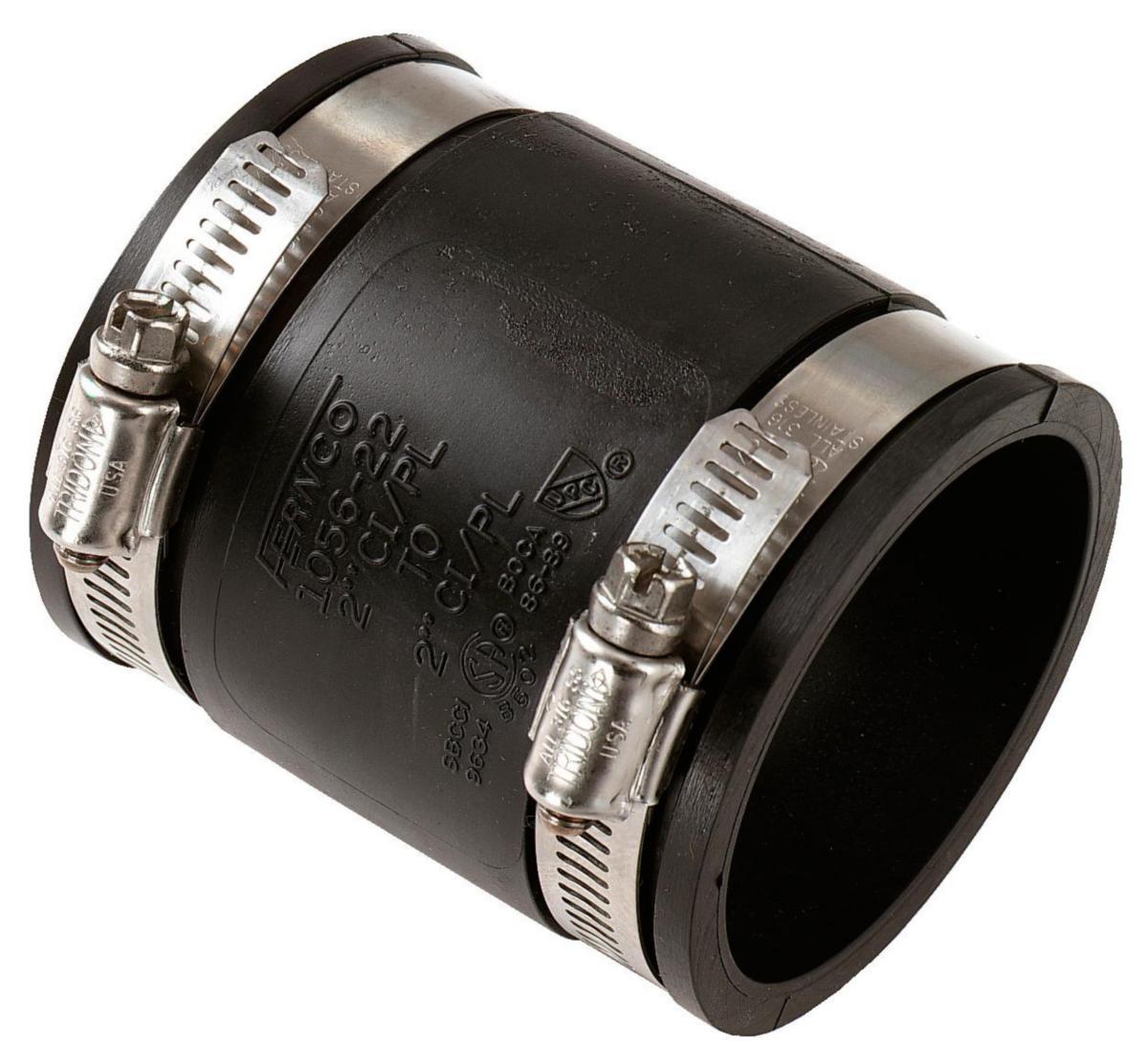 Övergångsmuff, Fernco, för normalrör/PVC, MA, Fernco - ÖVERG NORMRÖR 100-110 FERNCO PVC-MA SPV 98-X98-114MM