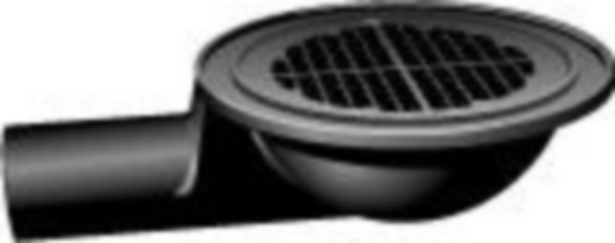 Spygatter med sidoutlopp, Gustavsberg - 150X 75MM SPYGATT ASF MED SIL 0 SIDOUTLOPP