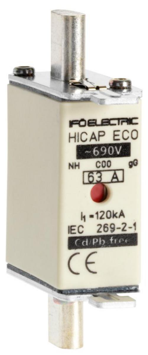 Ifö Hicap ECO aM, storlek 000, 690 V - KNIVS HICAP E AM C00/25 aM 690V *