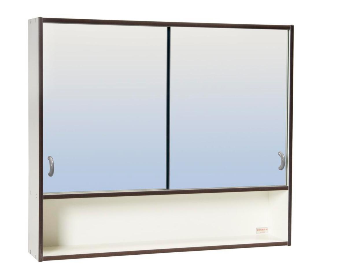Badrumsskåp Skåform 10 Basic - BADRUMSSKÅP SKÅFORM BASIC 10 SPEGELSKJUTDÖRRAR 600X525MM
