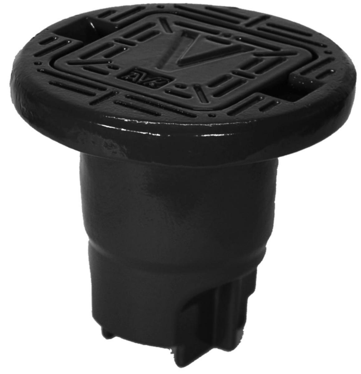 Ventilbetäckning, rund med fyrkantlock V - AVK SERVIS-/SLUSSBETÄCKNING 210MM RUND RAM, FYKRK.LOCK (V)
