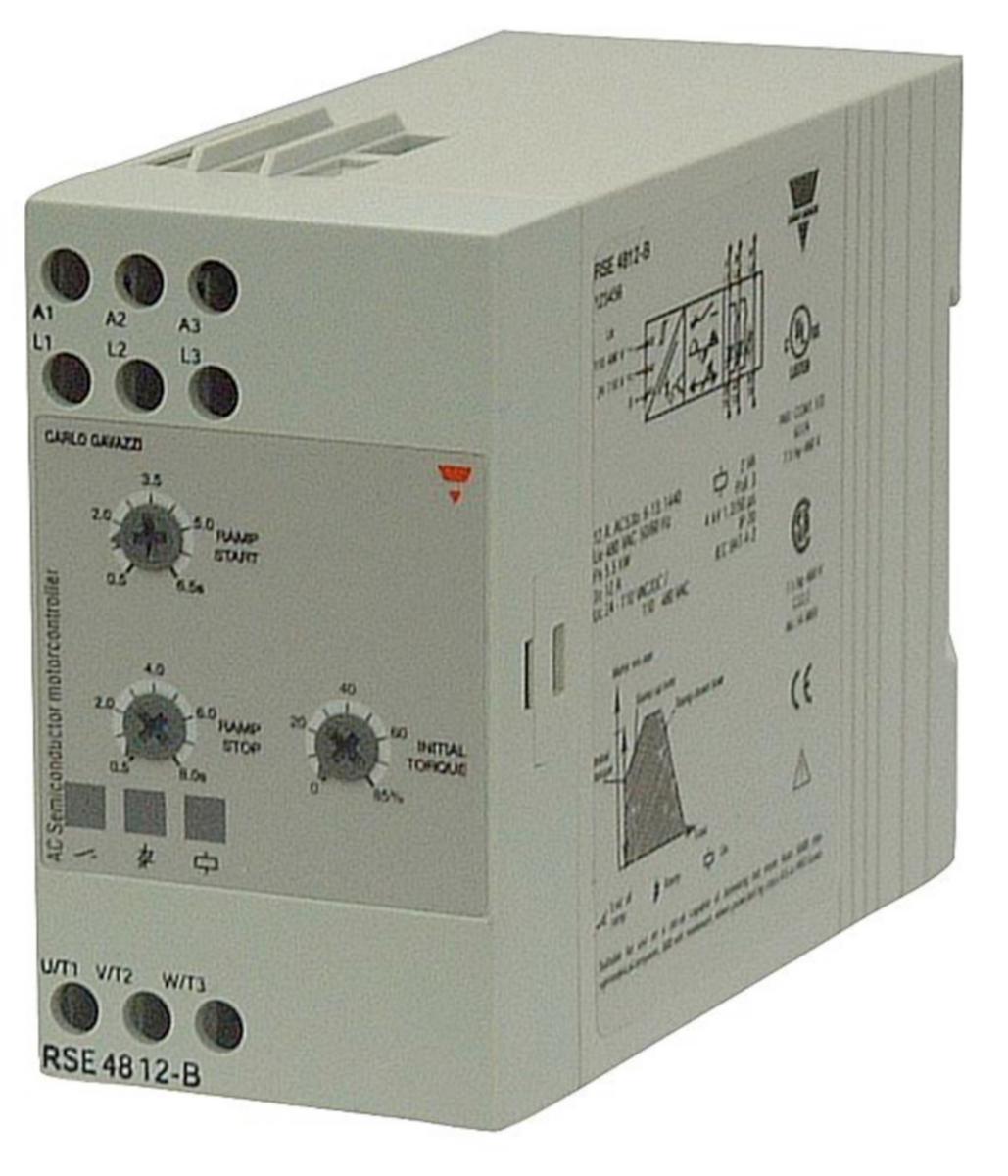 Mjukstarter, RSE mjukstart och -stopp - MJUKSTARTARE 1.1KW RSE4003-B