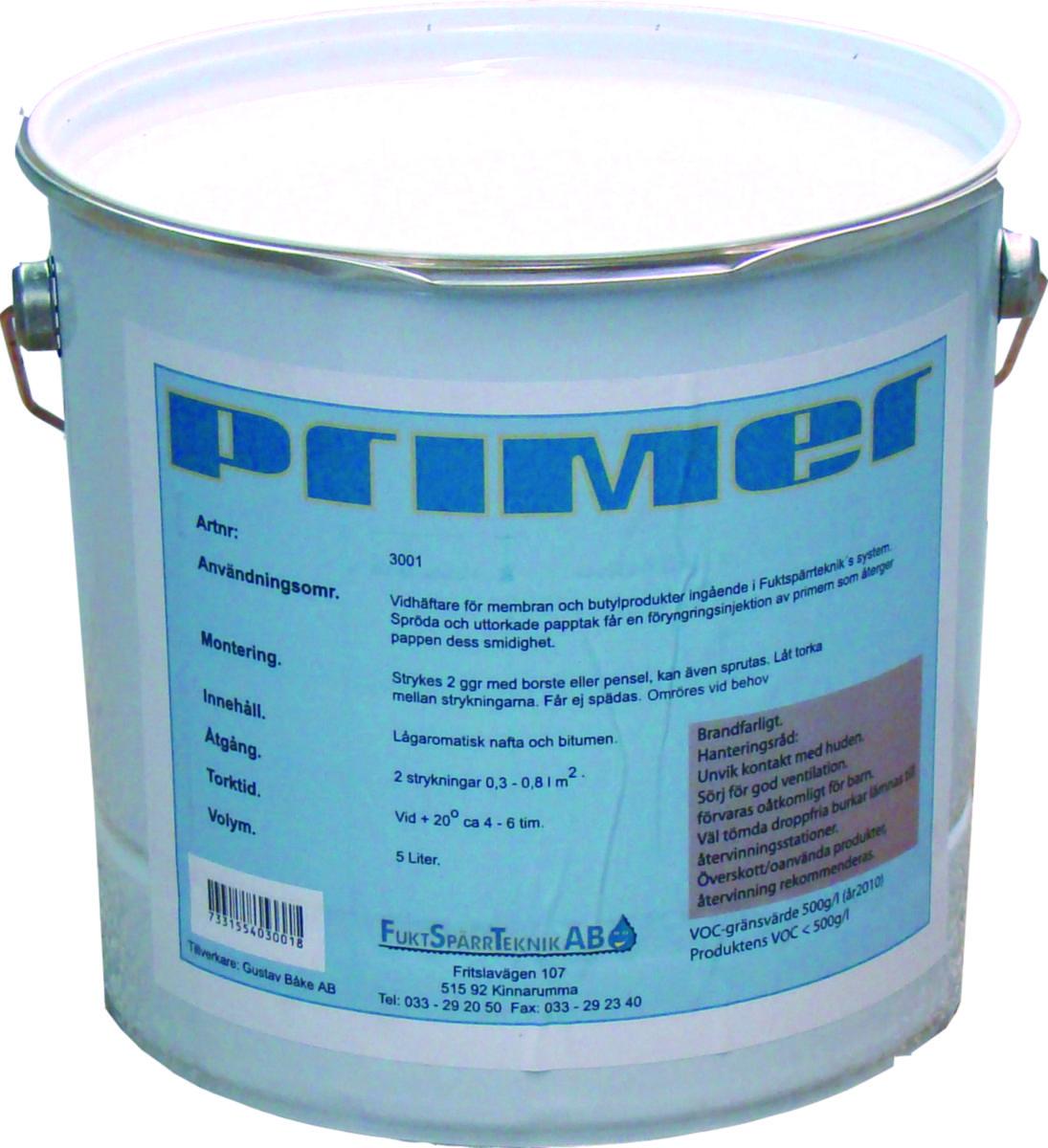 Primer - 5 LITER. PRIMER FUKTSPÄRRTEKNIK