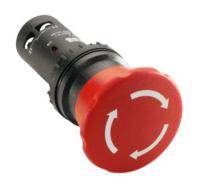 Svamptryckknapp Compact för nödstopp 40mm
