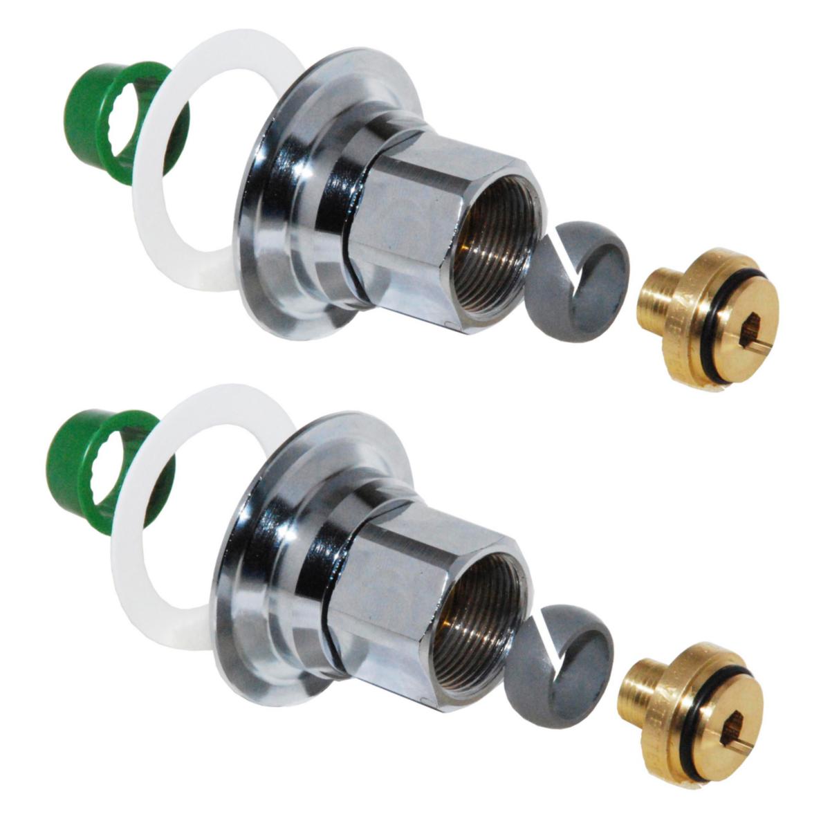 Blandarfästen till bockfixur för väggenomföringssystem, Vatette - VATETTE BL.FÄSTE 160CC 15x2,5 15x2,5 (2st=1frp)