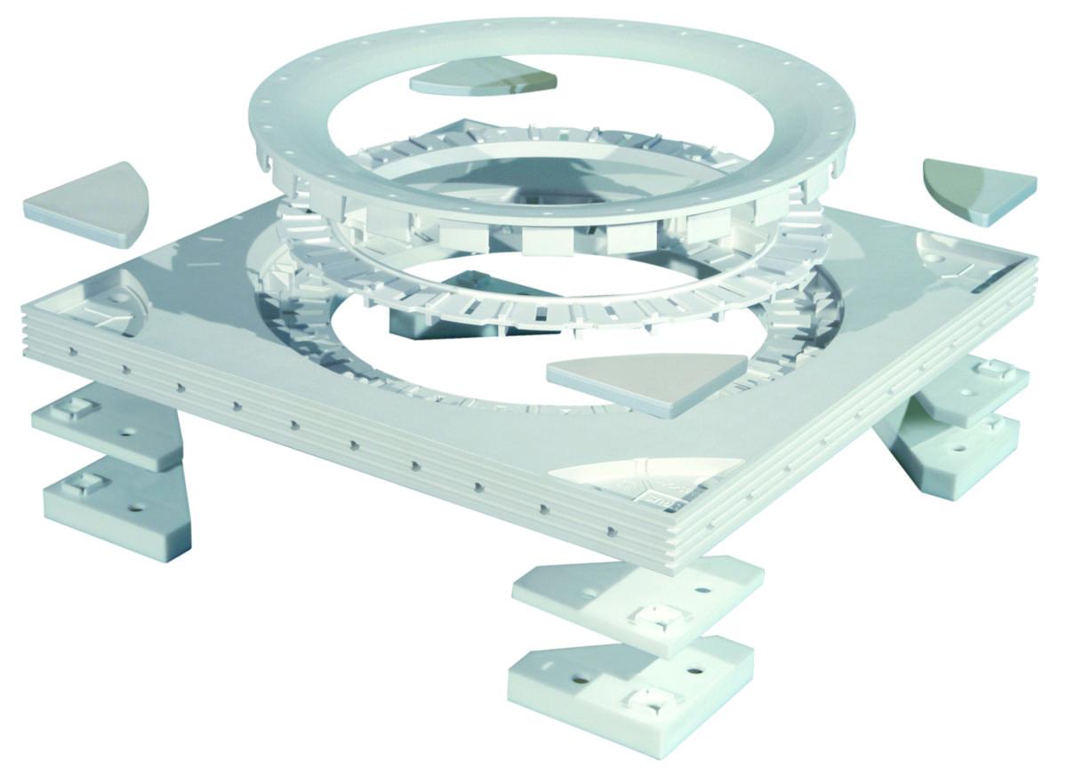 Monteringsplatta Purusplattan 300 Multi, Purus - PURUS MONT.PLATTA 300 MULTI F,150,130 BRUNNAR,INKL PASSBIT
