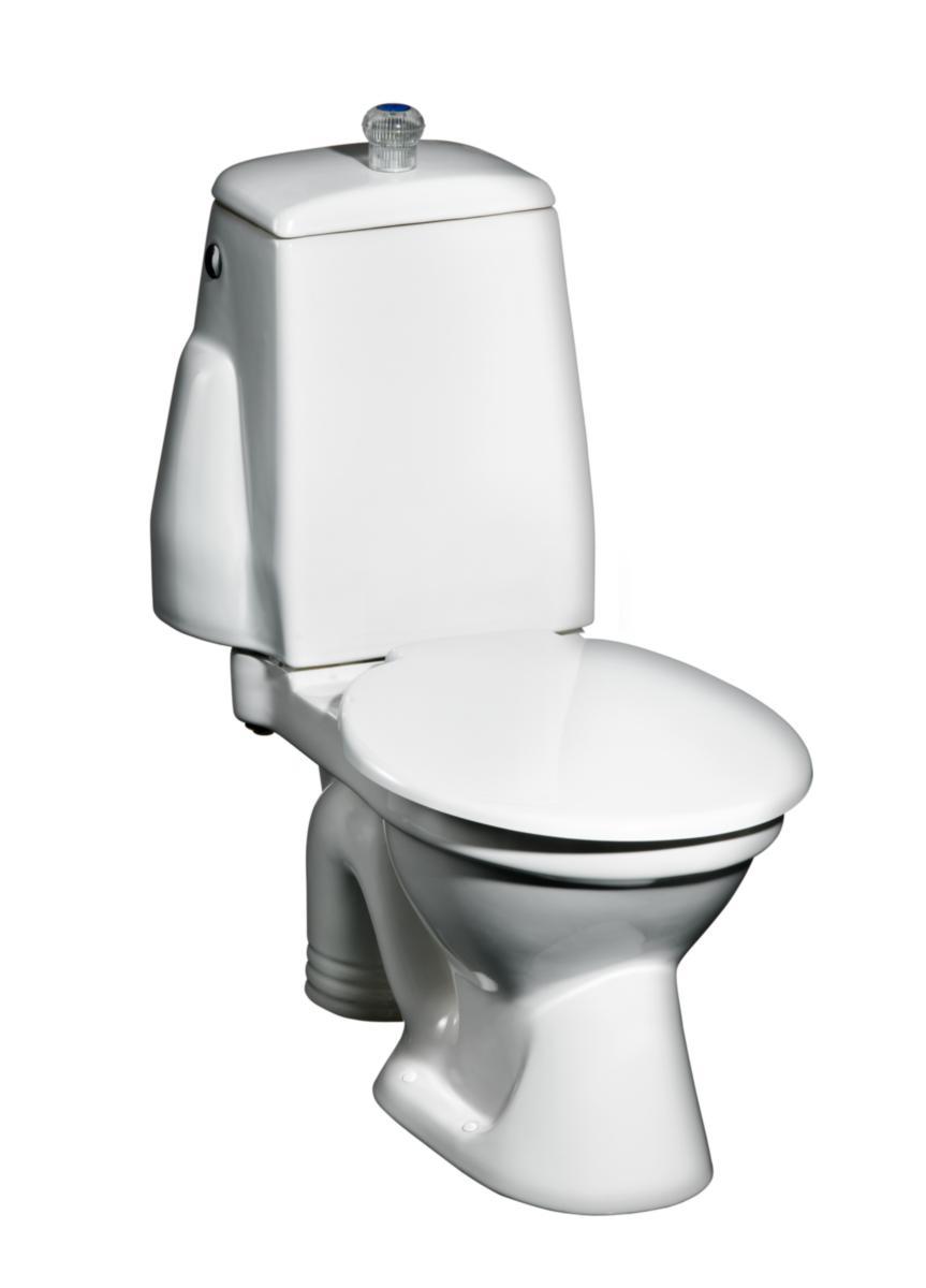 Barn-wc-stol 305, med S-lås, Gustavsberg - GBG 305 WC VIT UTAN LOCK 