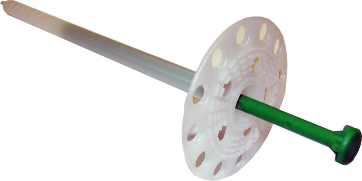 Isolerhållare Optidrain med spik - ISOLERHÅLLARE MED SPIK 8x135MM 100 ST/PKT