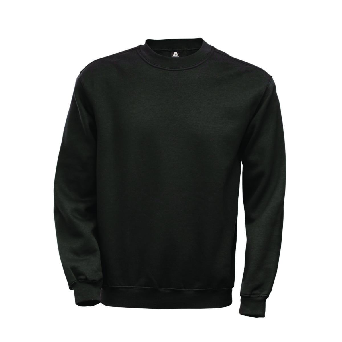 Sweatshirt Acode Fristads - SWEATSHIRT CODE-1734 90 SVART RUND HALS STL M