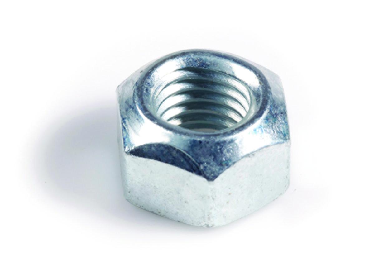 Sexkantslåsmutter helmetallisk 8.0 blankförzinkad DIN 6925 - LÅSMUTTER HELMETALLISK FZB M30 DIN 6925 10/FP