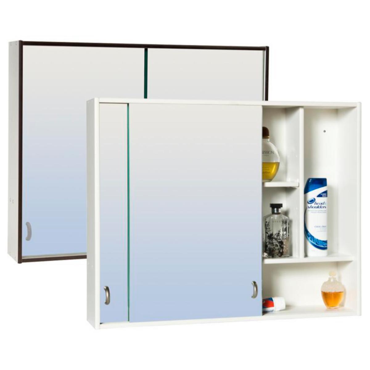 Badrumsskåp Skåform 12 Basic/Polar - BADRUMSSKÅP SKÅFORM POLAR 12 SPEGELSKJUTDÖRRAR 650X525MM