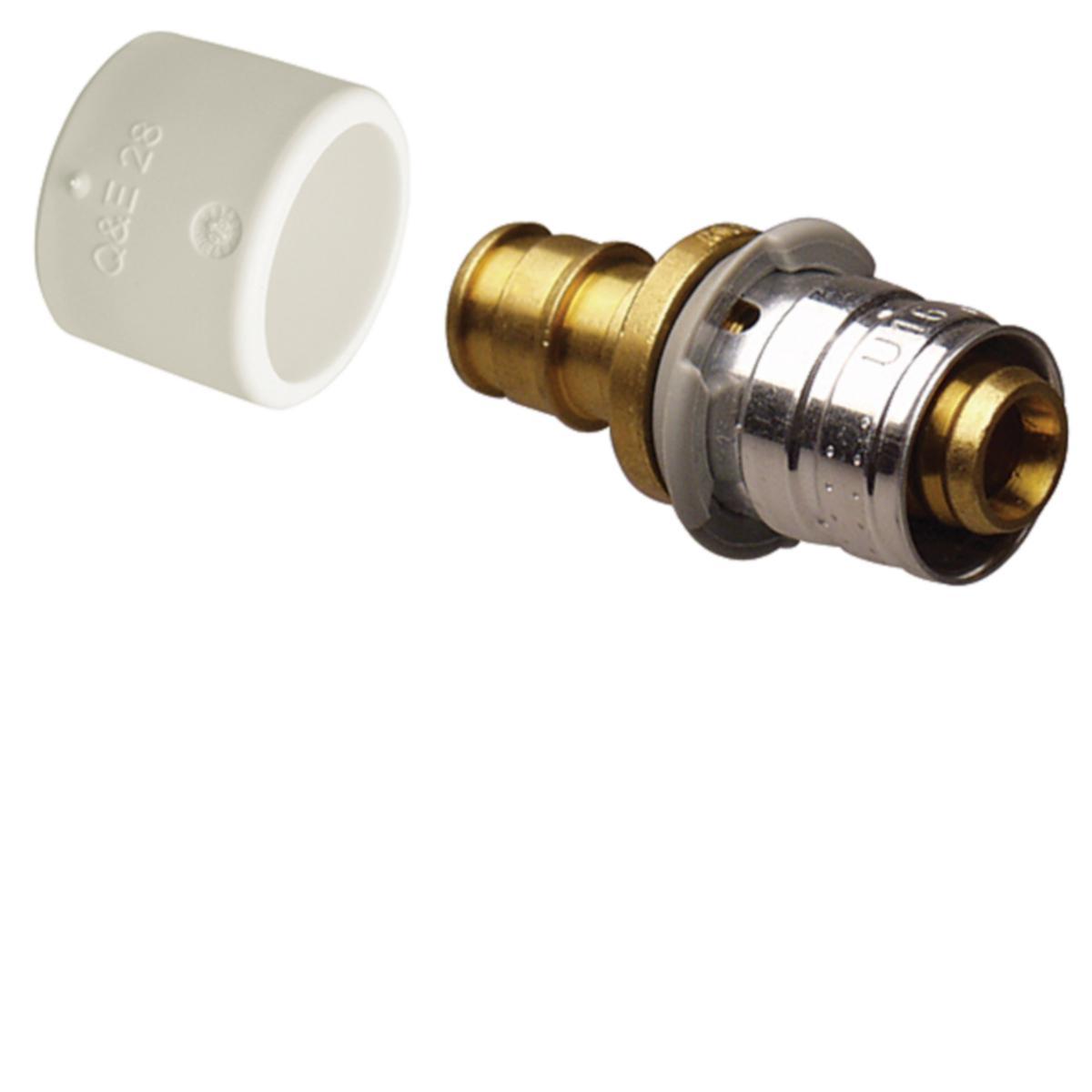 Adapter DR mellan Wirsbo-Pex och Unipiperör, Uponor - UPONOR PEx/UNIPIPE-RÖR 15x16 SKARV DR