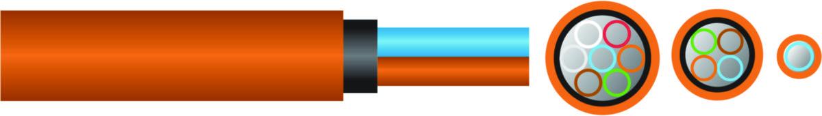Mikrodukt DB 10/8, för direktförlägggning i mark - DUKT DIREKTFÖRLÄGG DB4 (*4) 10/8mm MPB30270/4