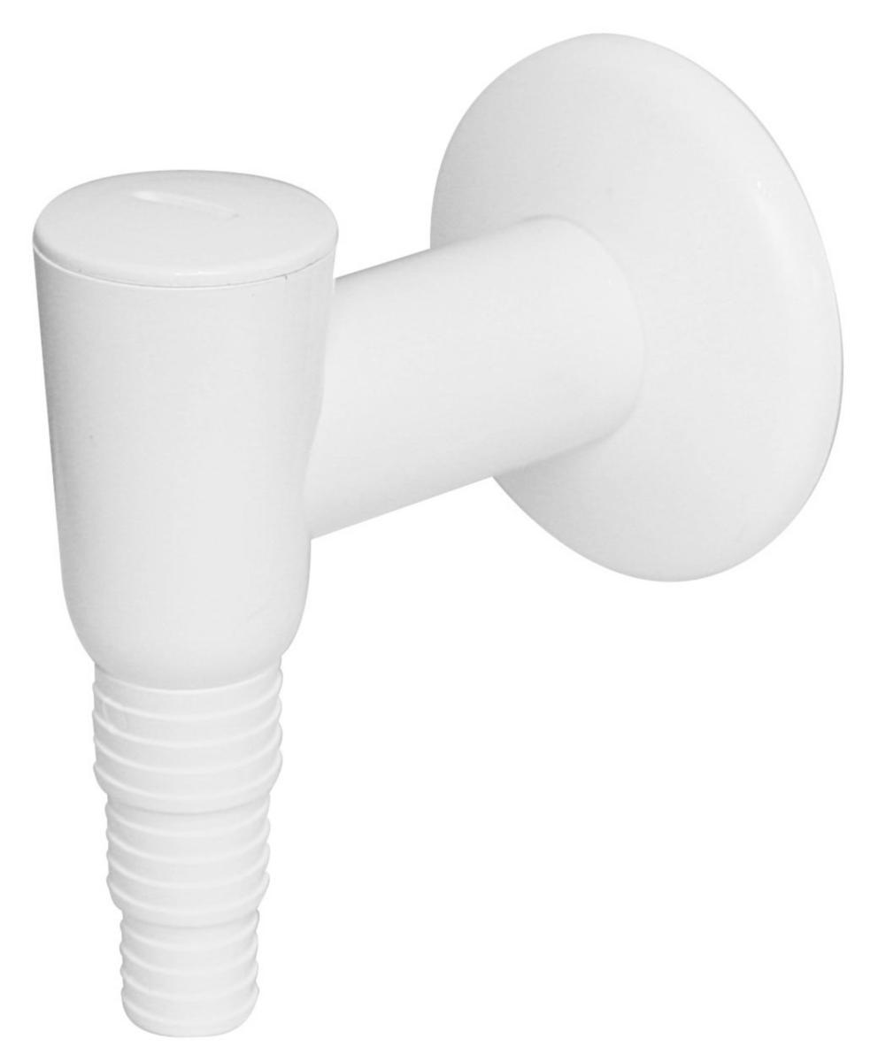 Avloppsanslutning,  Faluplast - 3/4"-1" TVÄTTMASKINSAVLOPP MED BACKVENTIL VIT UTLOPP 32MM.