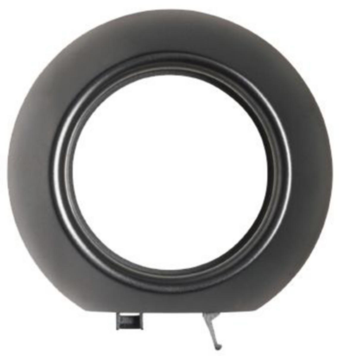 Kombinationsram, ytter, för infällda apparater, Renova - TÄCKRAM YTTERRAM RENOVA SVART BLISTER