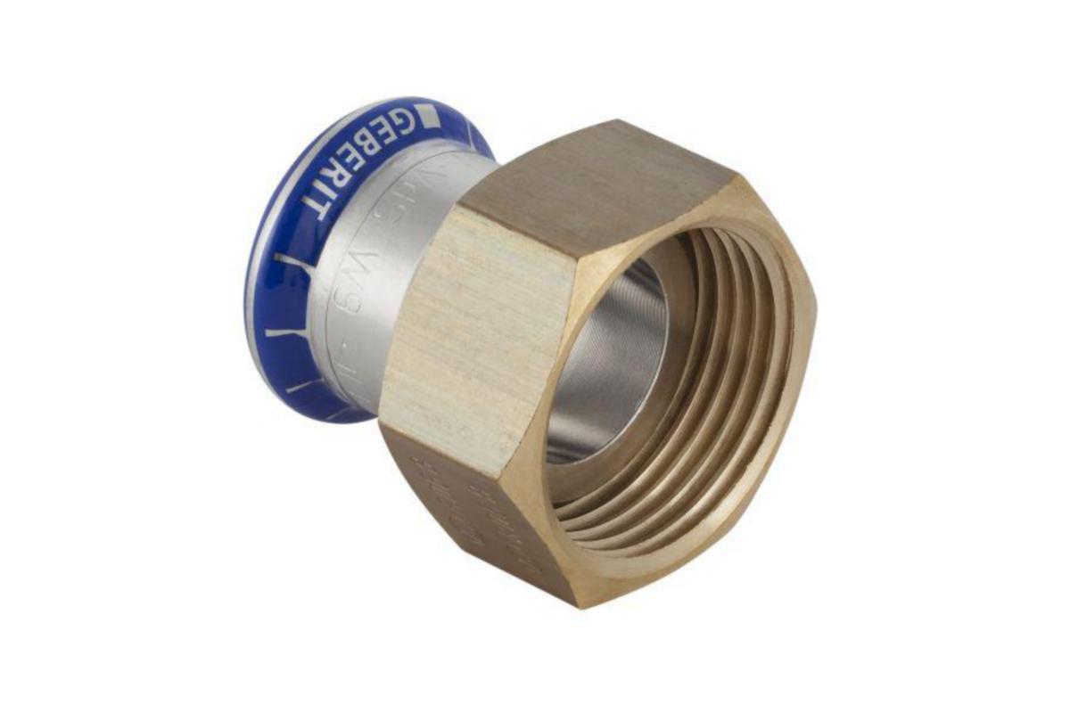 Kopplingsände 1-muff rostfritt, Mapress - 35-1 1/2" KOPPLINGSÄNDE 1MUFF MPF ROSTFRITT