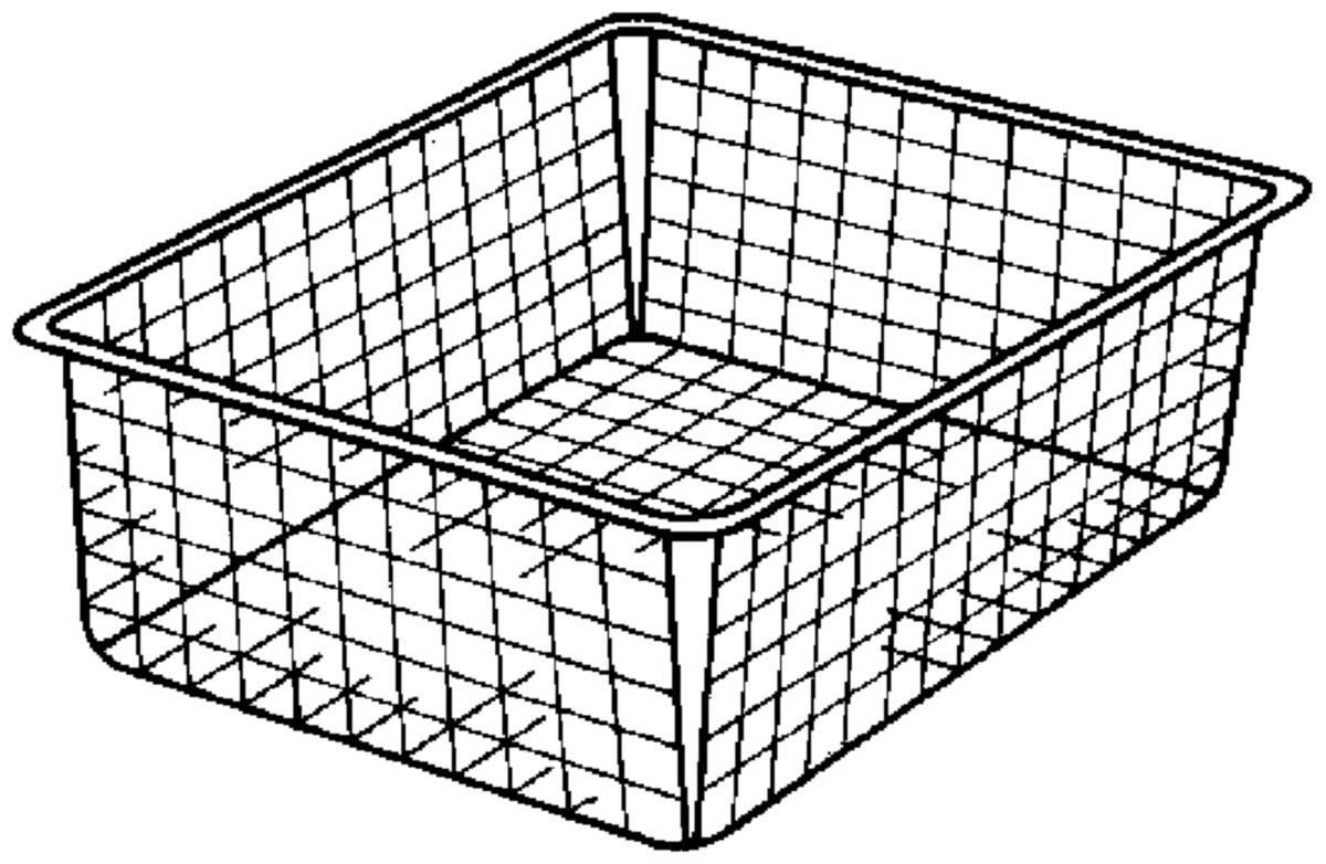 Trådback Elfa - TRÅDBACK ELFA 145110 427X527X85MM VIT 145110