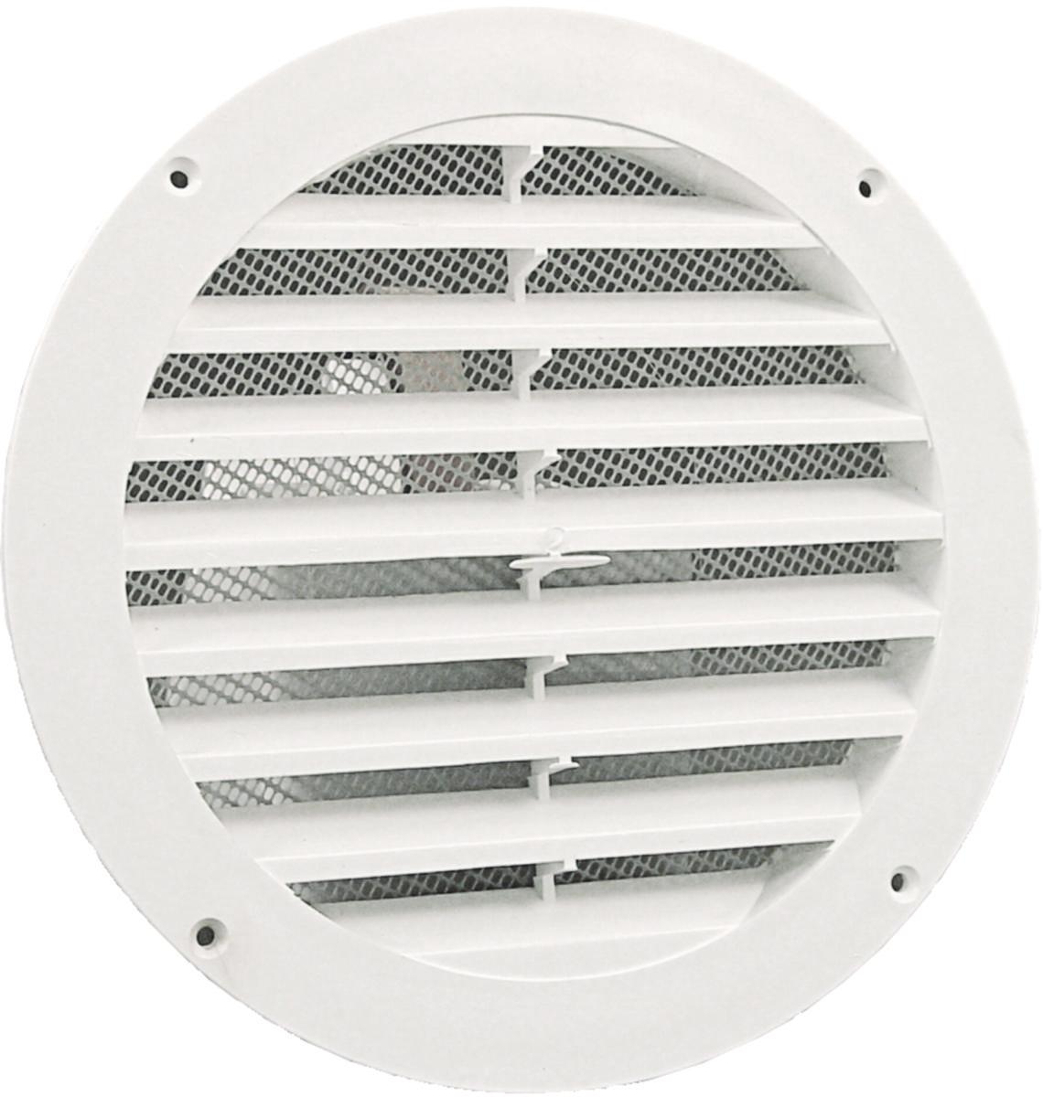 Galler Pisla 241, vit plast - GALLER 241/125 VIT PL INSEKTSNÄT, PISLA